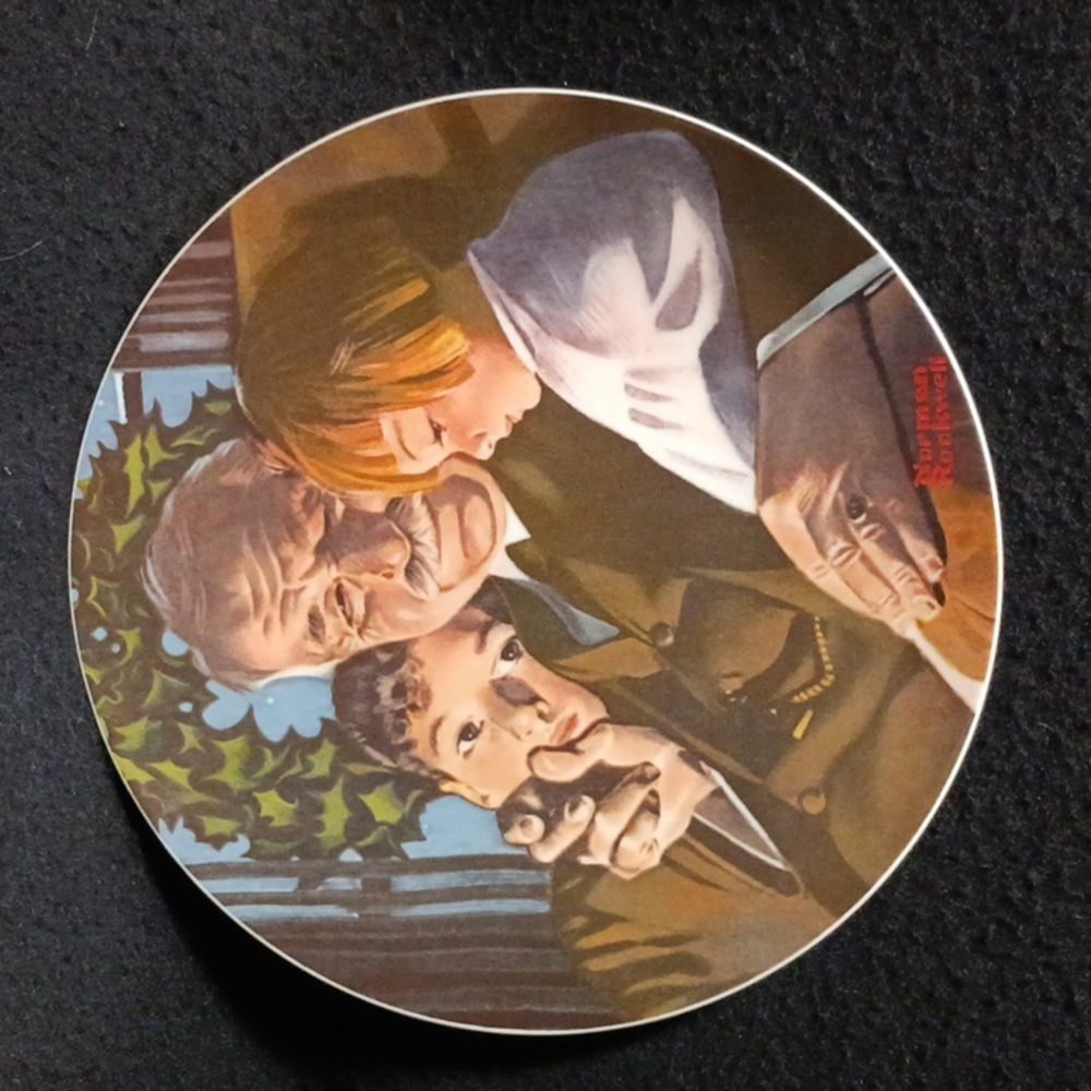 Norman Rockwell 1978 "Christmas Story" Collector's Plate